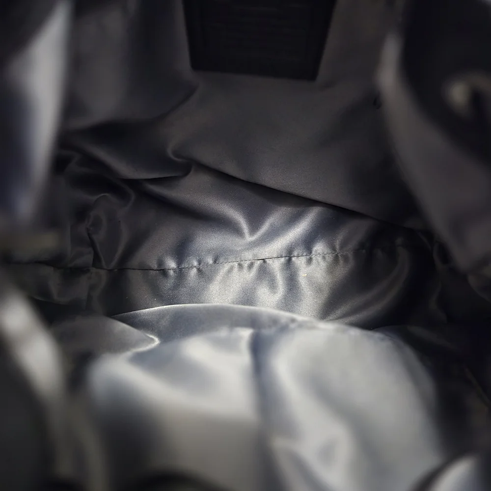 Coach Black Leather Drawstring Shoulder Bag - Picture 8 of 8